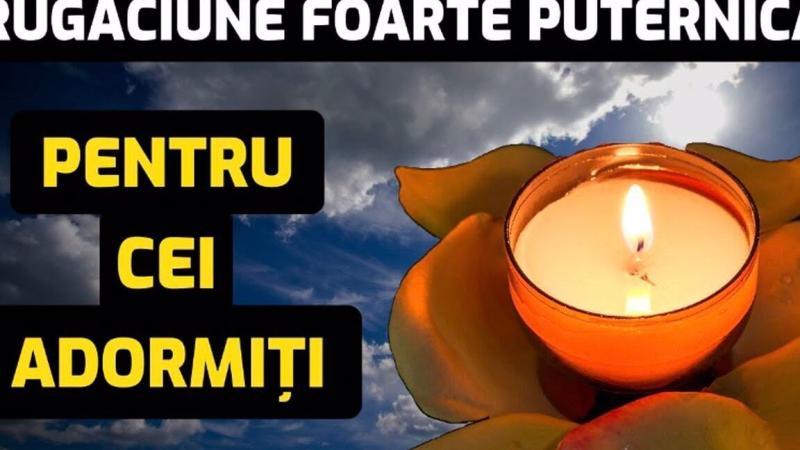 Rugăciune pentru cei adormiți fără lumânare - Puterea spirituală a credinței - Rugăciuni pentru cei adormiti fără lumanare