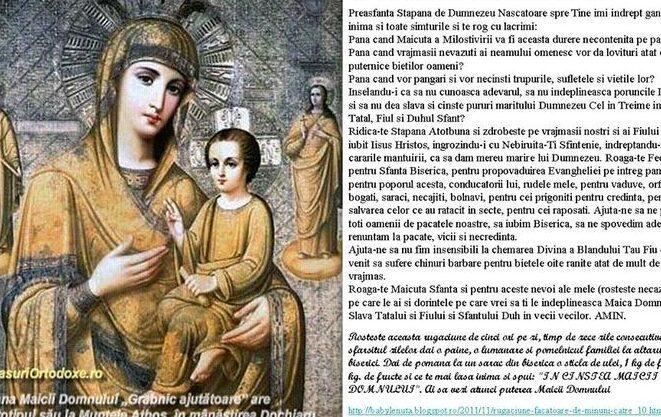Rugăciuni la Maica Domnului Făcătoare de Minuni pentru Ajutor și Îndrumare - Rugăciuni către Maica Domnului