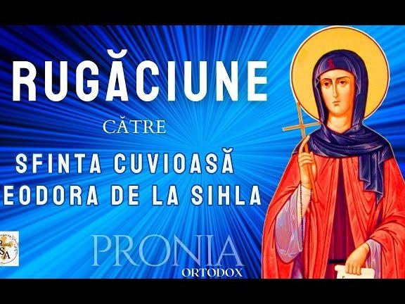 Rugăciune către Sfânta Teodora de la Sihla pentru ajutor și îndrumare spirituală - Alți Sfinți